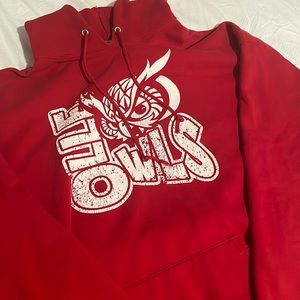 Red hoodie